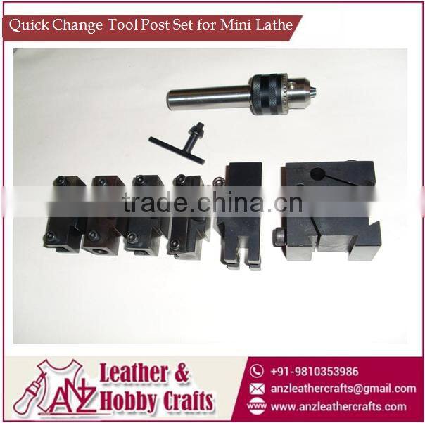 Quick Change Tool Post Set for Mini Lathe