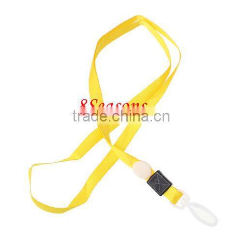 Yellow Terylene ID Card Neck Strap Lanyard 43cm