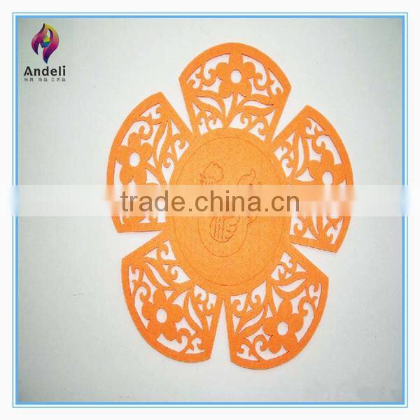2014 new design high quality felt restaurant table mats
