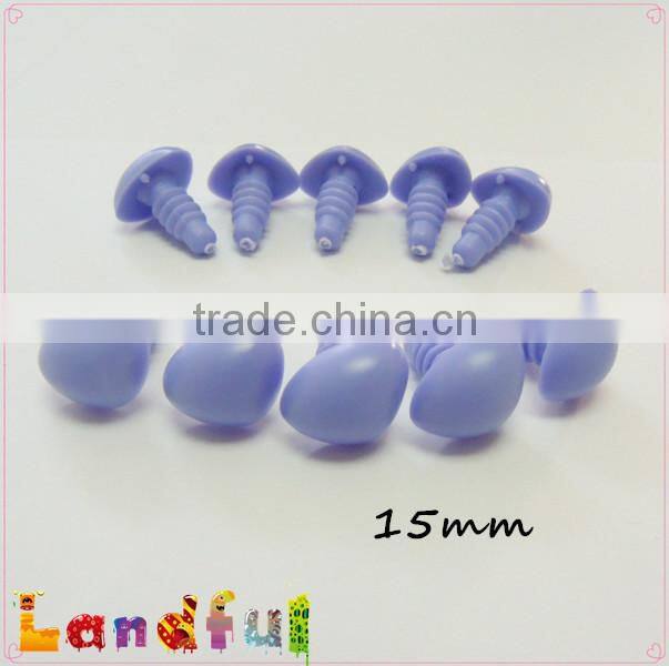 15mm Lavender Triangle Nose Safety Toy Nose Crochet Puppet Nose