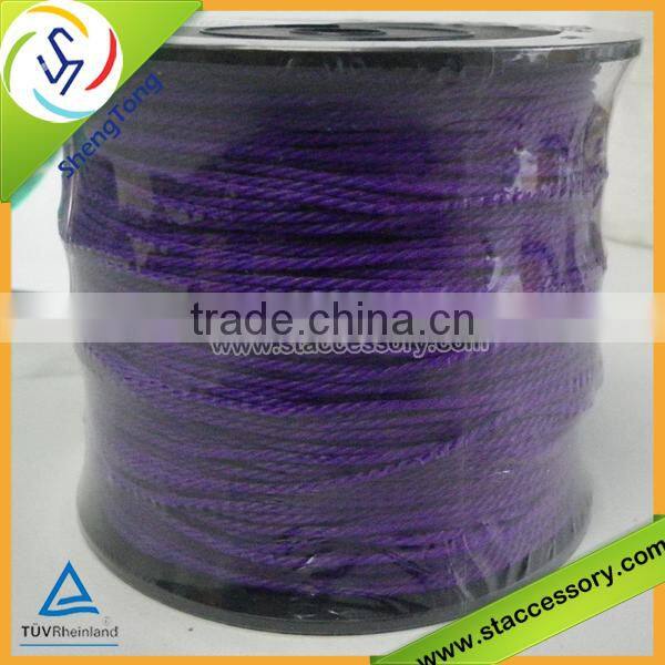 hot sale waxed cotton cord,high quality wholesale cotton cord