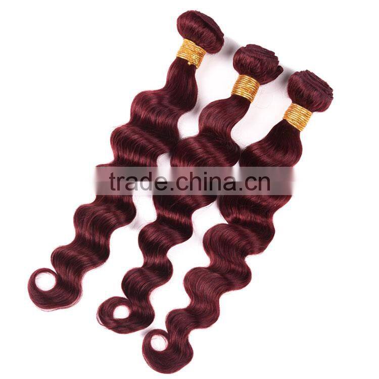 Wholesale Unprocessed Virgin Brazilian Loose Deep 99J 100% Brazilian Human Hair Loose Wave