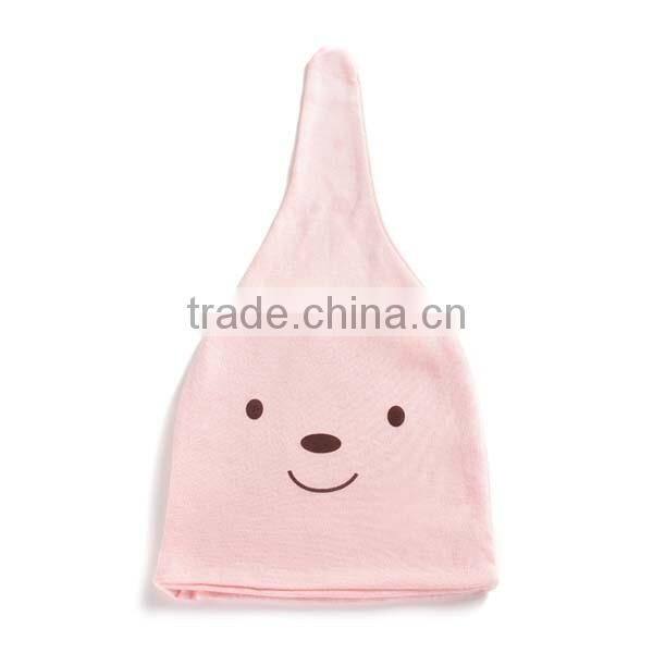 winter warm korea style 100%cotton cute boys&girls bear pattern beautiful baby hat