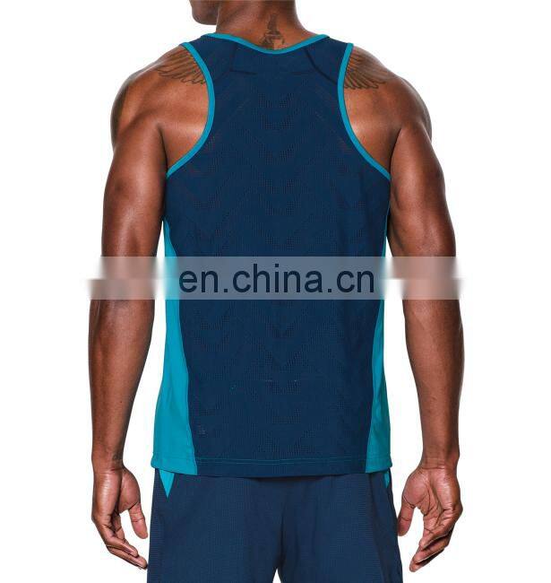 American men's dye racer back tank top wholesale men