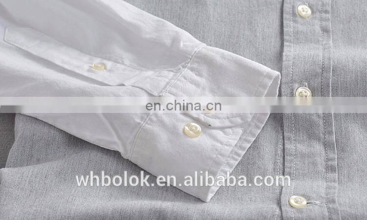 OEM Casual Men's fancy style shirt boys 100% cotton shirt joint dress shirt