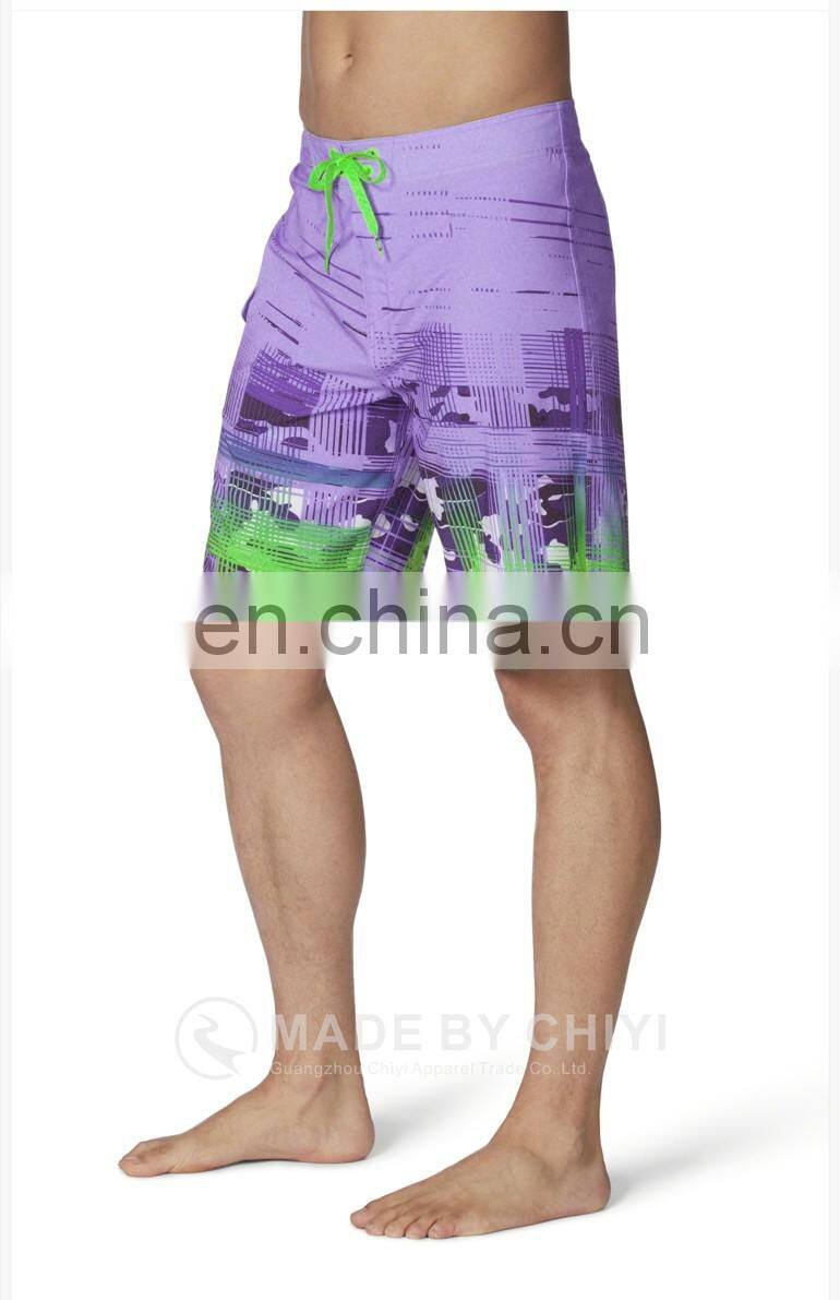 Custom brand 4-way stretch board shorts private label boardshorts 2017