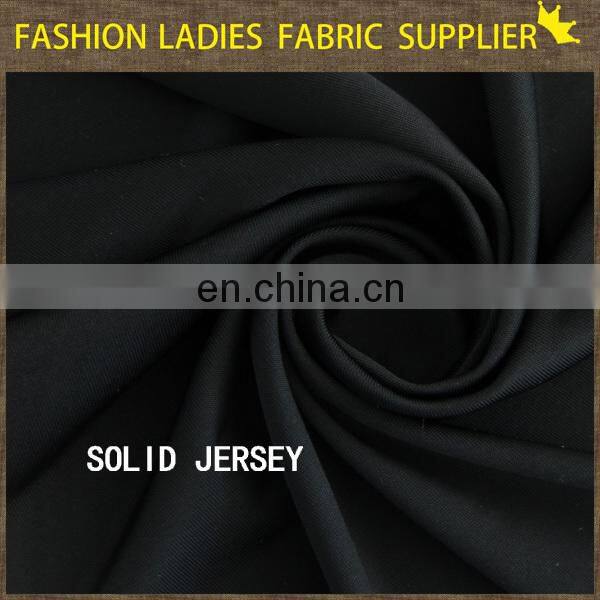 Garment use jersey knit fabric solid jersey single jersey fabric