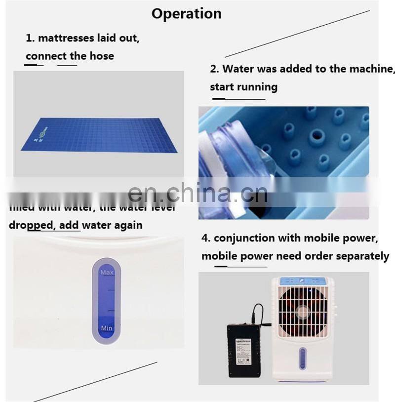 china wholesale 2018 for students 12v portable air conditioner water cooling mattress topper