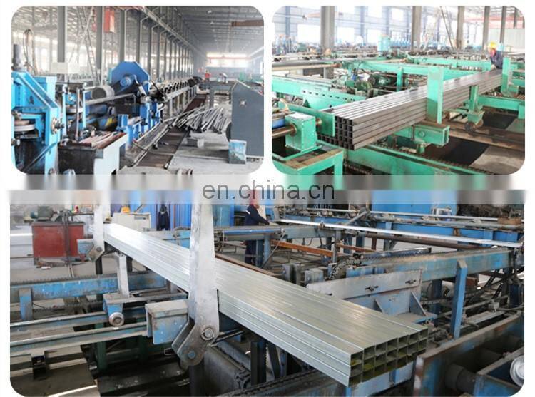 Q235B AS1163 BS1387 Greenhouses Hot Dip Galvanized Square Steel Pipe