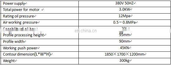 Aluminum Profile Single Head Corner Crimping Machine for Windows and Doors