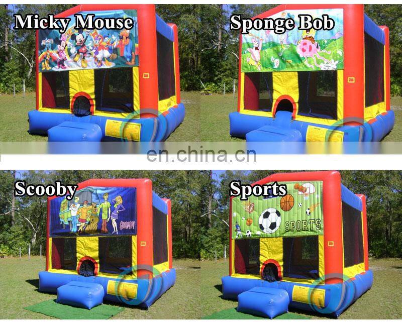 Factory Wholesale Custom Banners Inflatable Moonwalk, Kids Jumper, Bouncy Castle, China Bounce House