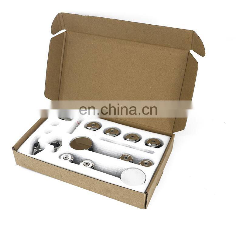 Full set stainless steel glass sliding door system