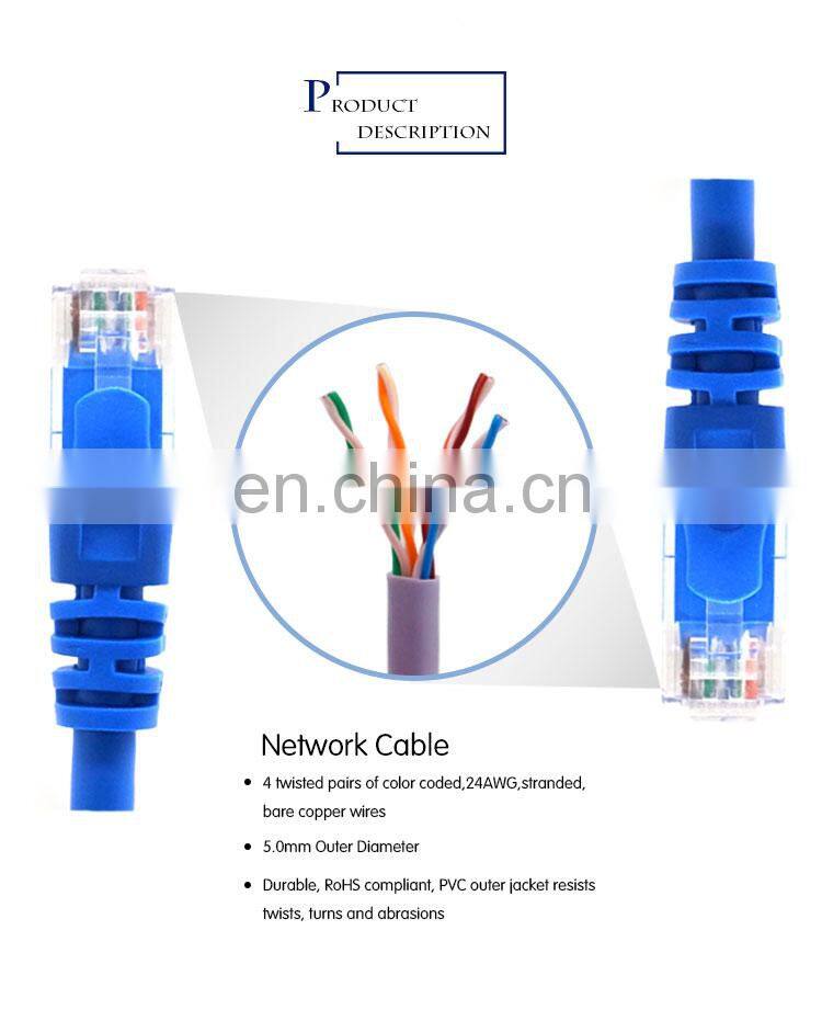 Cat6 RJ45 Network Cable Patch Cord 1M 2M 3M 5M 10M 15M Ethernet Cable