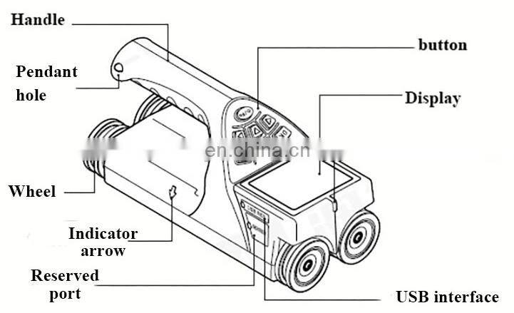 Tp-R800 NDT Equipments Integrated Ultrasonic Steel Bar Detector