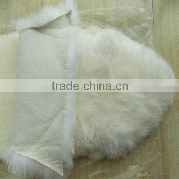 100% Wholesale pure white sheepskin rugs for baby /australian sheepskin rugs/long hair sheepskin rug for baby