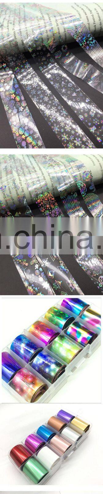 factory brand LOGO transfer foil Nail foil for nail art sticker for the nail art decoration LOGO FOIL
