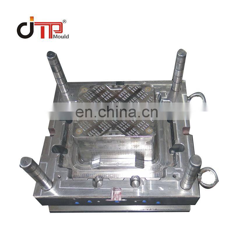 Huangyan high polished mesh crate mould plastic injection mould