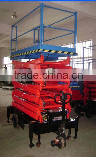 6-12m 300kg electric mobile scissor lift