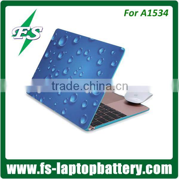 Popular transparent crystal cover case for Apple Macbook 11" 13" 15'' Notebook protector Case shell Cover