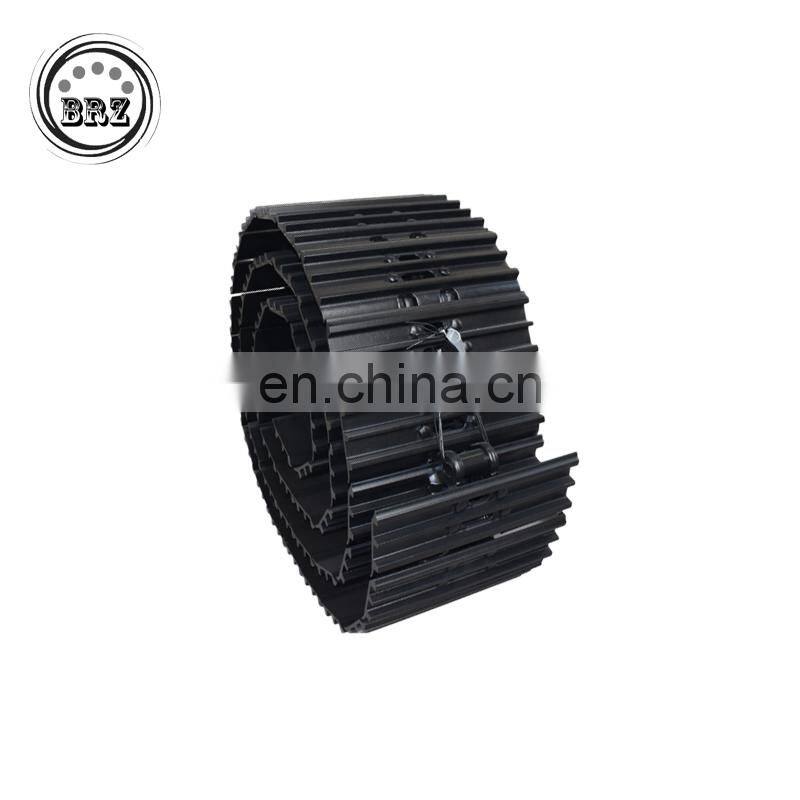 R200 excavator track link R210 Excavator steel track shoe assy with 50 links