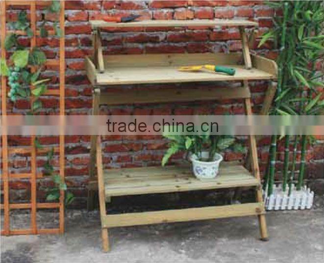 Potting Bench Outdoor Garden Work Bench Station Planting Solid Wood Construction