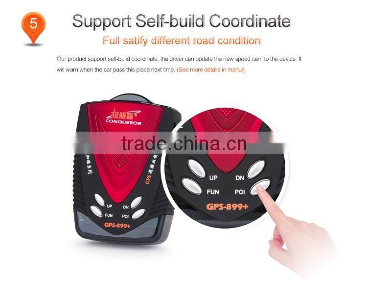 Conqueror GPS-899+ Radar Detector