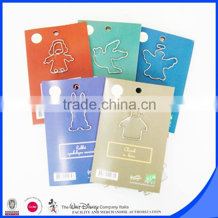 Fun image of animals series paperclip animal metal nickel