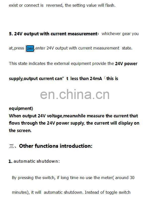 LB01 4-20mA/0-10V/mV Resistance Current Voltmeter Signal Generator Source Calibrator