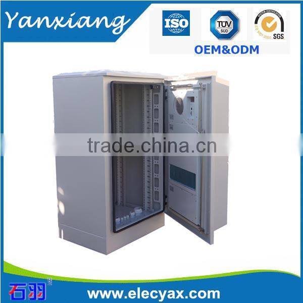 Stainless steel outdoor cabinet rack manufacture/SK-235M waterproof telecom outdoor cabinets with fan