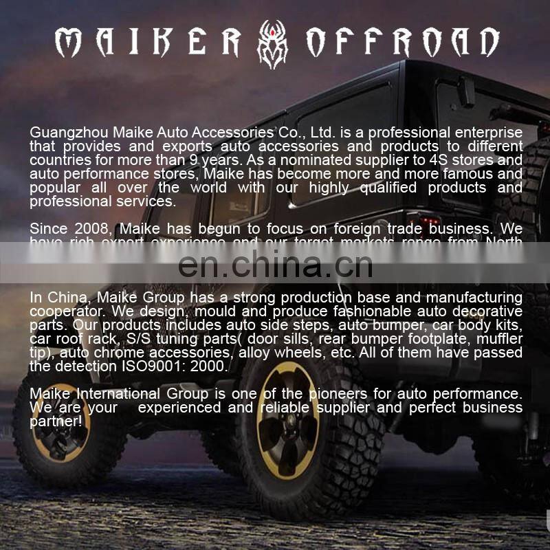 Exhaust muffler accessories for jeep wrangler jk 4X4 exhaust pipe for Jeep wrangler JK 07+