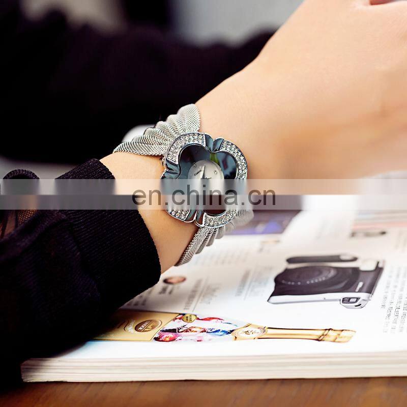 BAOHE JA002-A 2pc Women Quartz Watch Fashion Luxury Brand Diamond Butterfly Gold Watch For Women