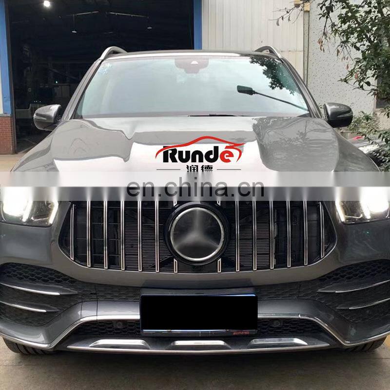 Runde High Quality Car Modification Body Parts ABS Material Front Grille Suitable For Mercedes-Benz GLE Series front grille