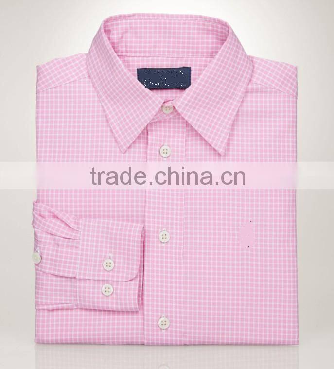 Children/Kids Boy's 2-7 Years Custom-Fit Poplin Dress Shirt