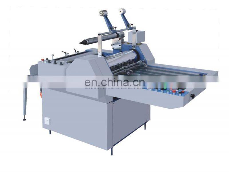 YFML540A Semi automatic roll to sheet laminadora laminating machine, paper bag tag medicine box thermal laminator