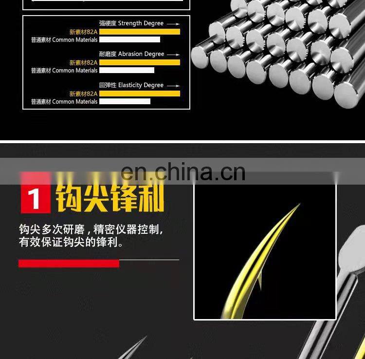 Proberos 11pcs/Bag Carbon Steel Tuna Hook Circle Hook