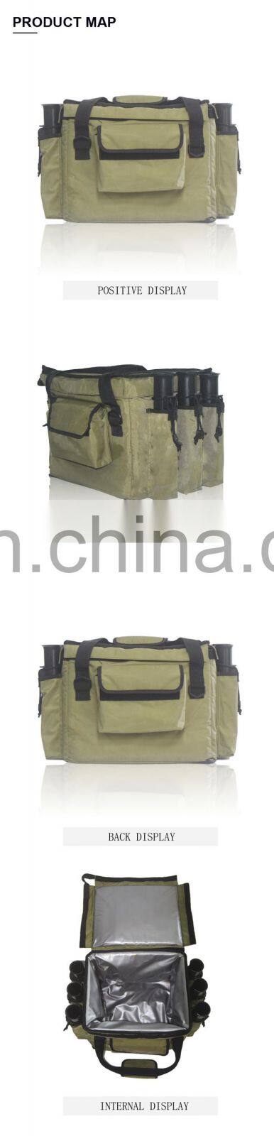 Outdoor Waterproof Carp Fishing Tackle Rod Carry Cooler Bag, Customized Outdoor Multi Purpose Insulated Fish Cool Bag%