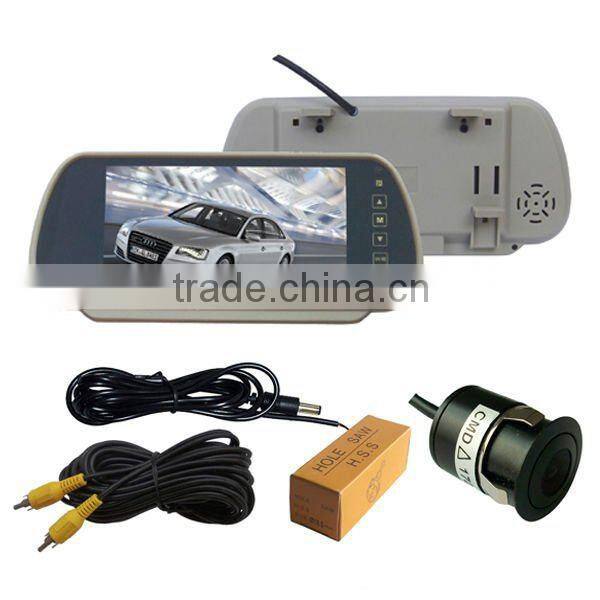 2014 hot selling product 7 inch car reversing mirror monitor rearview monitor