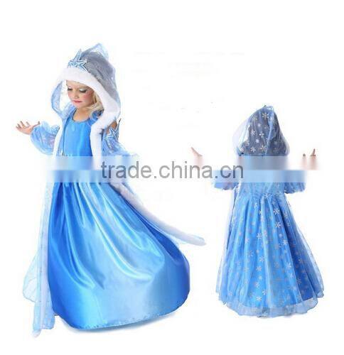 Instyles fashion Cheap wholesale Junhou Brand cheap kids elsa frozen dress new kids dress outlet outlet
