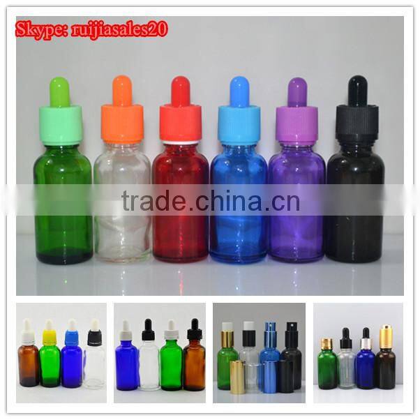 Trade Assurance! wholesale 30ml empty amber glass oil bottles with spray caps