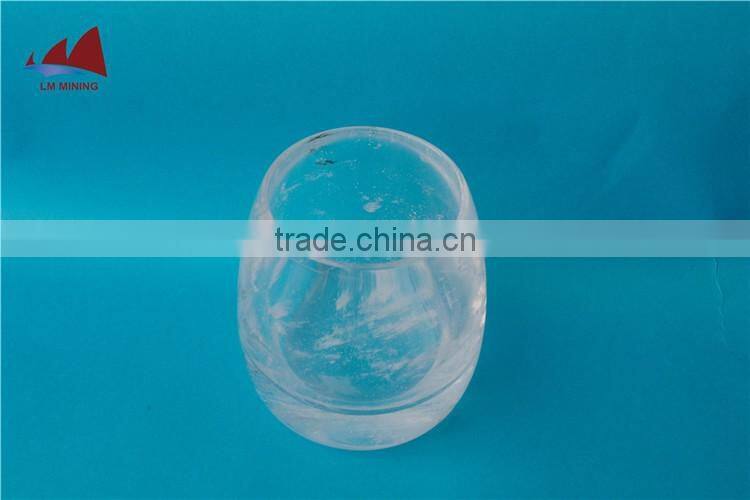 Natural Clear Quartz Crystal Beer Cups