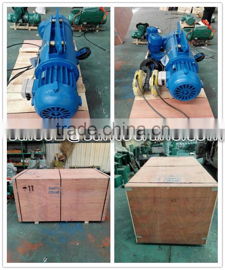 High Speed CD1 Model electric hoist 12 volt with Electric Trolley
