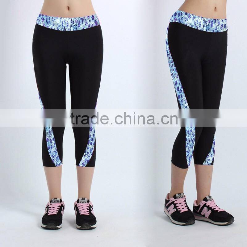 (OEM/ODM Factory) Yoga pants brand Yoga Crops Fitness & Exercise Crops pants Yoga Brand quick-dry