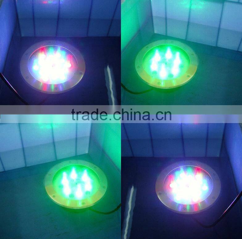 230*230mm square led underground light Waterproof IP67 RGB LED Underground Light 16w
