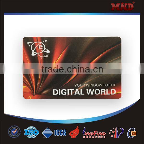 MDC1372 PVC blank white plastic high quality iso 7810 pvc card