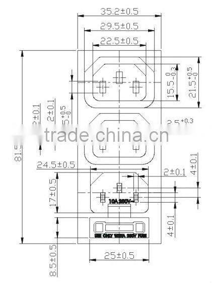 IEC socket am2 ddr3 motherboards with puse holder