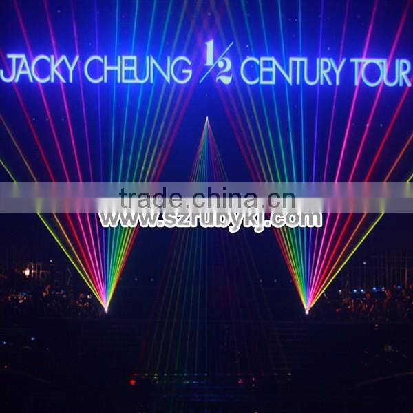 10W ILDA customized RGB full color cheap laser supplier stage light