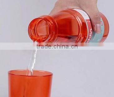 500ml Plastic water bottle with cup