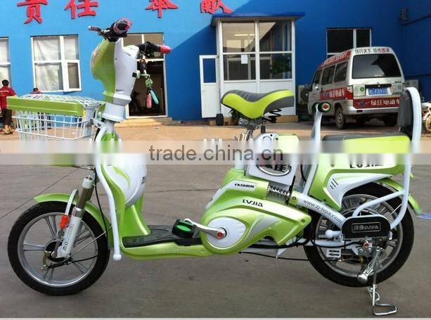 hot sales popular design 350W 48V 12AH 2 wheel electric bicycle