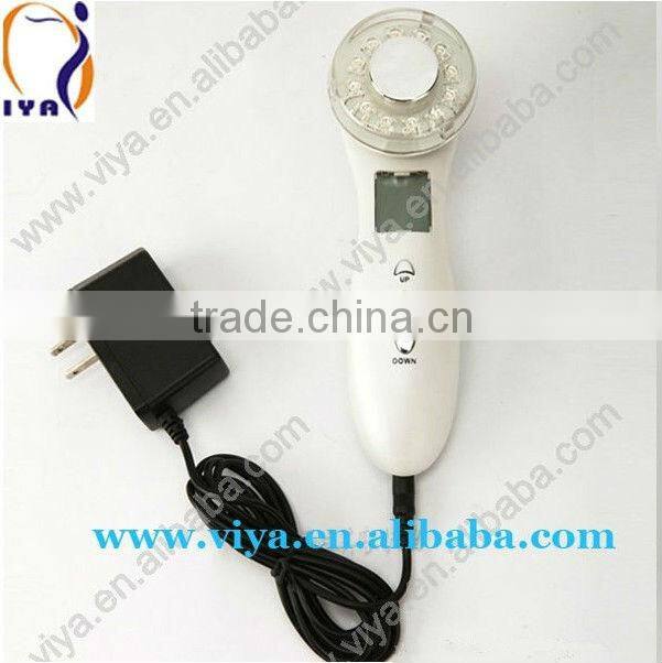 LW012 Popular LCD 7 color photon LED skin rejuvenation ultrasonic