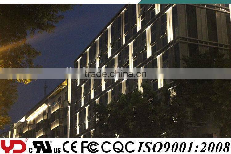IP68 fireproof V-0 high power high building wall washer CE UL approved